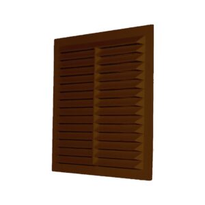 Zakończenia wentylacyjne DOSPEL D/195 W /B (kratka classic /brązowy)