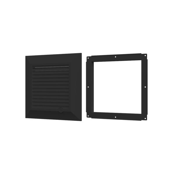 Zakończenia wentylacyjne DOSPEL DUO SMART 135 KW (kratka wentylacyjna /czarny)