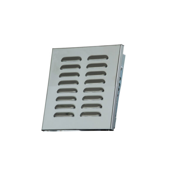 Kratka metalowa ścienna zewnętrzna D/AK 140x140 (nierdzewna) DOSPEL