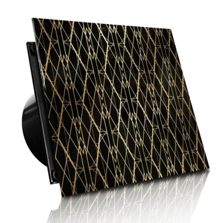 WENTYLATOR DOMOWY VERONI GLASS Ø100 - Balance Gold