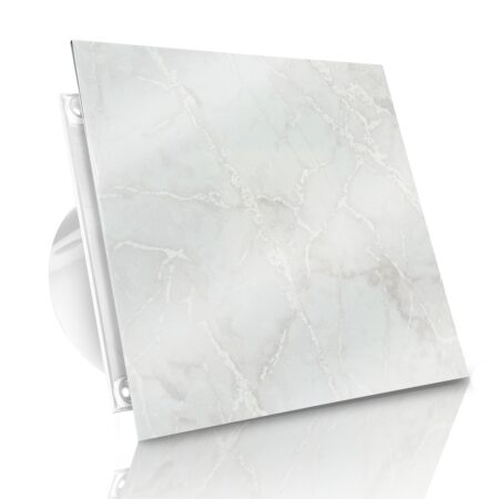 WENTYLATOR DOMOWY VERONI GLASS Ø100 – Beige Pink Stone