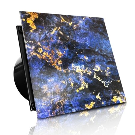 WENTYLATOR DOMOWY VERONI GLASS Ø120 - Galaxy Black