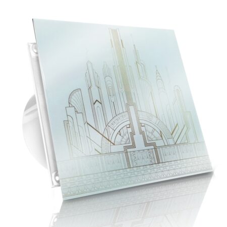 WENTYLATOR DOMOWY VERONI GLASS Ø120 - Gold Castle