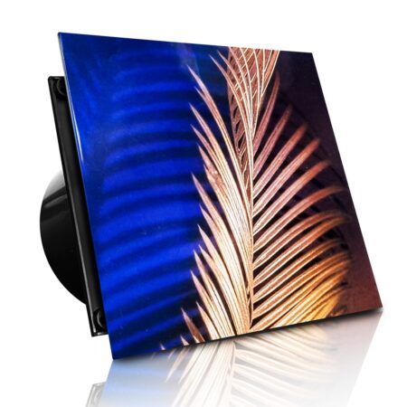 WENTYLATOR DOMOWY VERONI GLASS Ø120 - Gold Fern