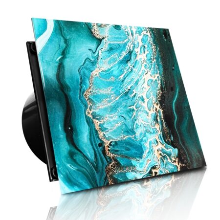 WENTYLATOR DOMOWY VERONI GLASS Ø120 - Green Water