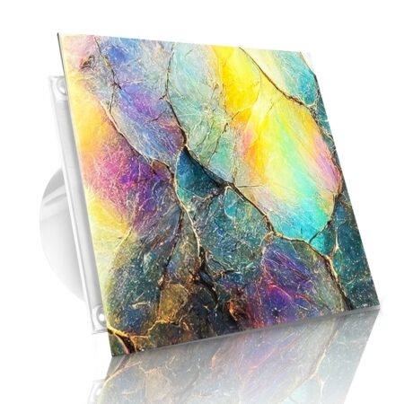 WENTYLATOR DOMOWY VERONI GLASS Ø100 – Stained Glass Stone