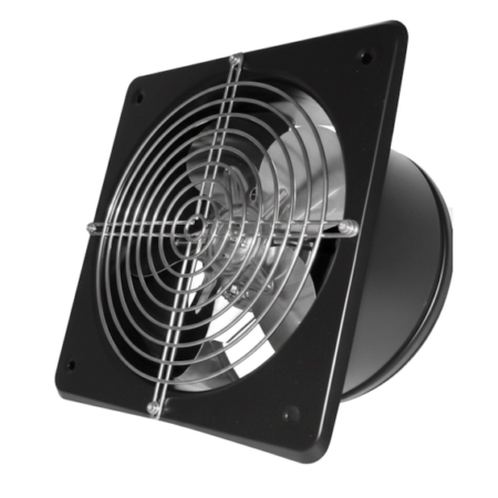 WBS 150 wentylator ścienny czarny / wall fan black