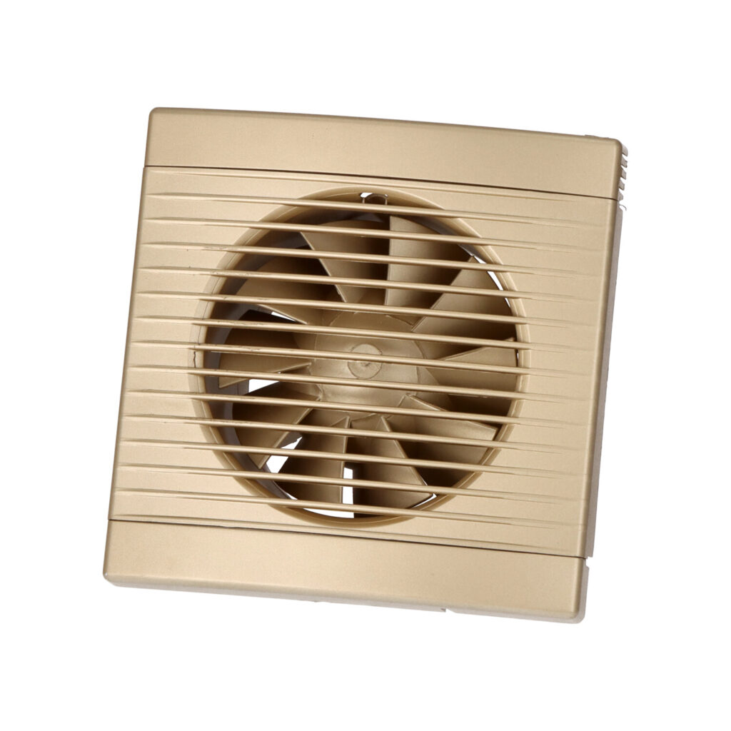 PLAY CLASSIC 100 WP Satin Gold wentylator ścienny / wall fan
