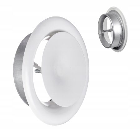 ## ANM 150 (anemostat metalowy wywiewny EV)