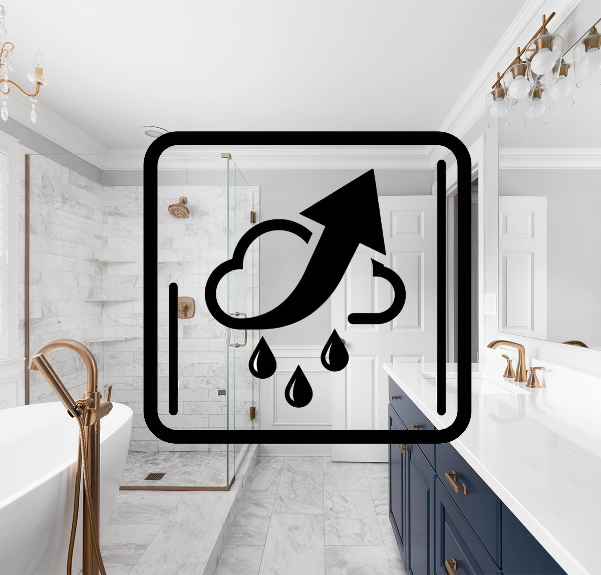 Odprowadzanie wilgoci za pomocą wentylatora