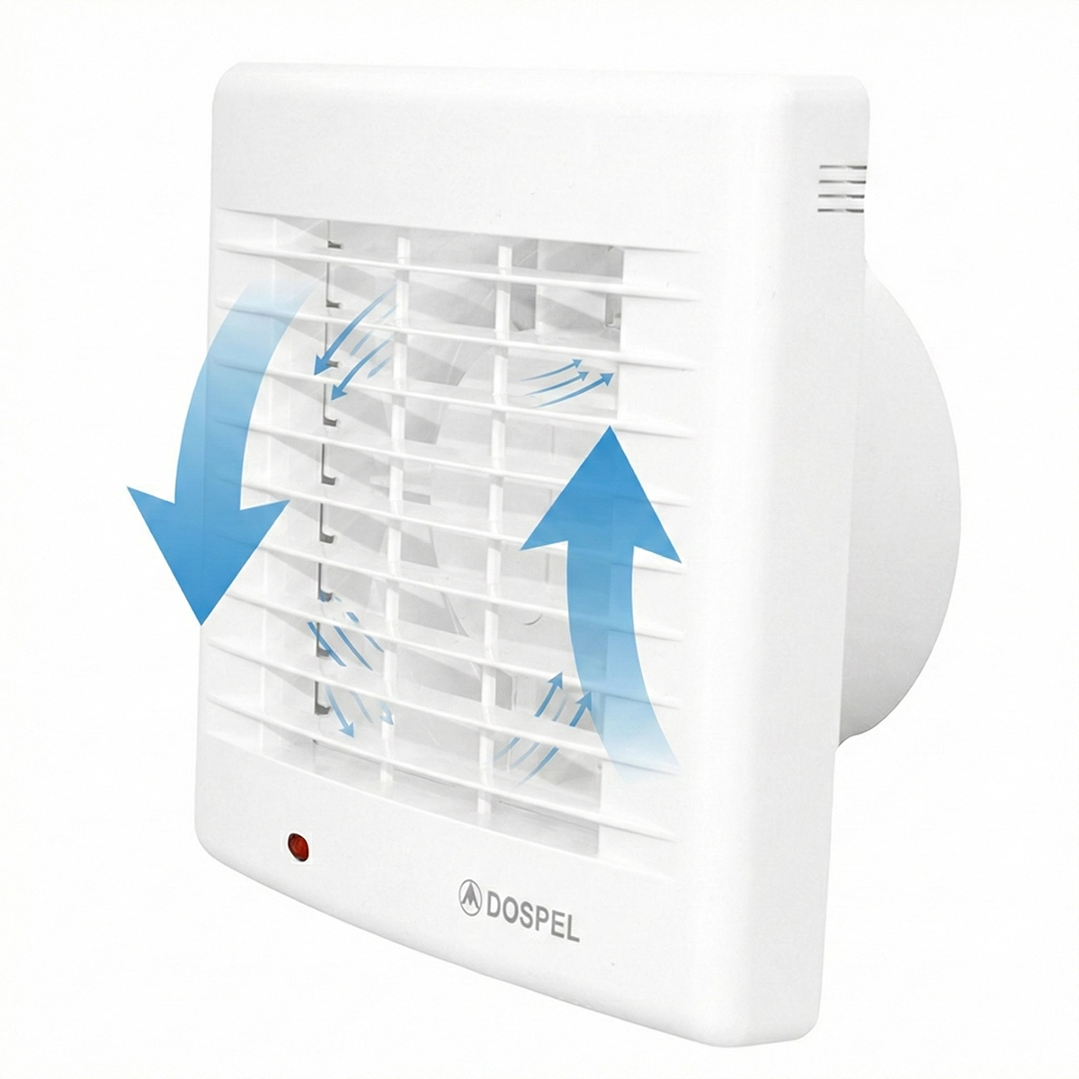 Automatyczne żaluzje w wentylatorach Polo