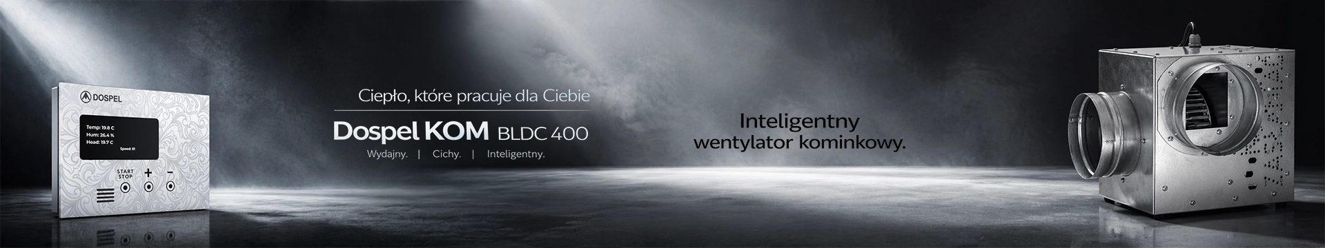Wentylator kominkowy KOM BLDC 400