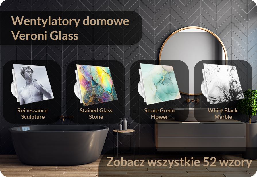 Wentylatory domowe Veroni Glass