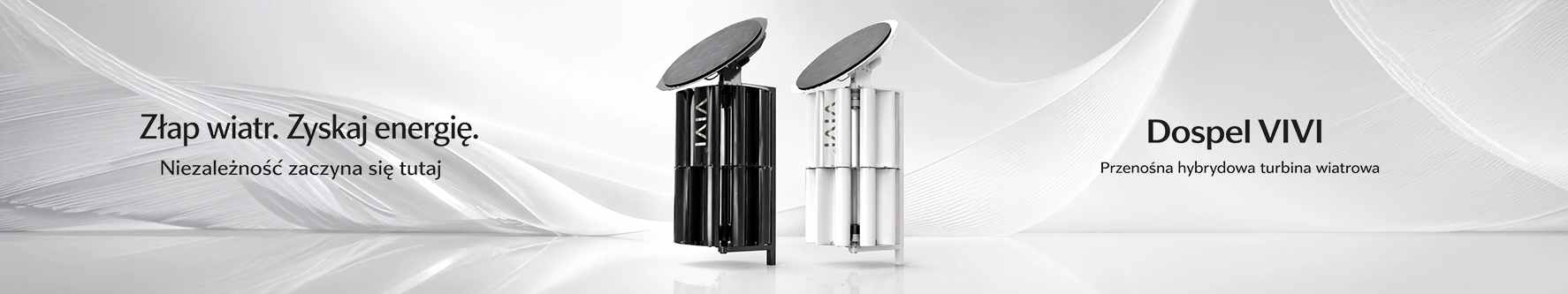 Przenośna hybrydowa turbina wiatrowa Vivi