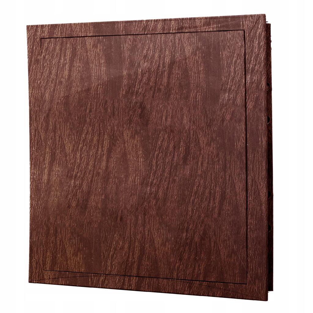 Drzwiczki rewizyjne 250x250 mm wzór drewna plastikowe PCV Dospel