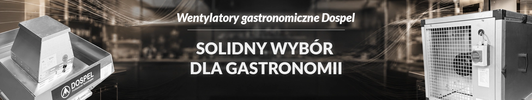 Wentylatory Dospel dla gastronomii