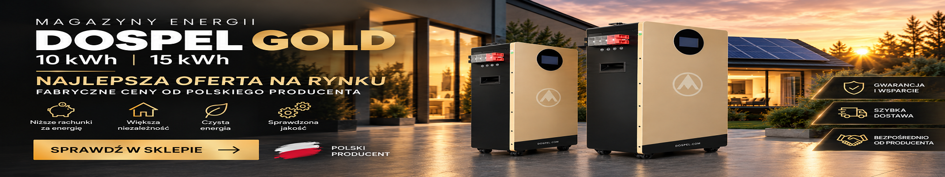 Magazyny Energii Dospel Gold